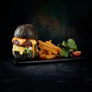 Original Green Spicy Truffle Mushroom Burger (Egg)