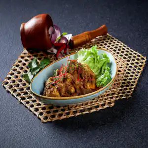 Rendang Curry with Monkey Head Mushrooms